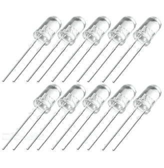5 MM BLUE LED TR (10 PCS)